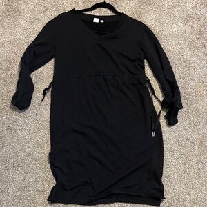 Gap Maternity - Black Waist Tie Dress - Sz SM